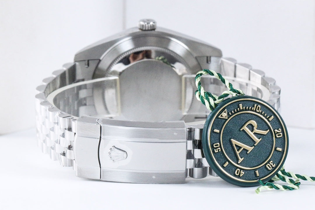 DATEJUST 41 GREY DIAL SILVER CASE