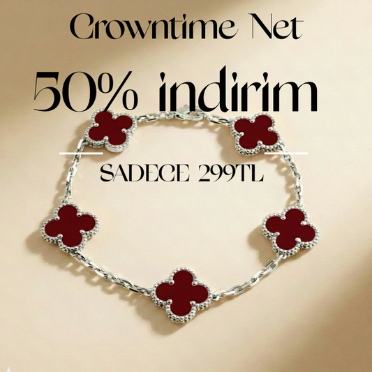 CLOVELLA BİLEKLİK- GÜMÜŞ/KIRMIZI-RENK