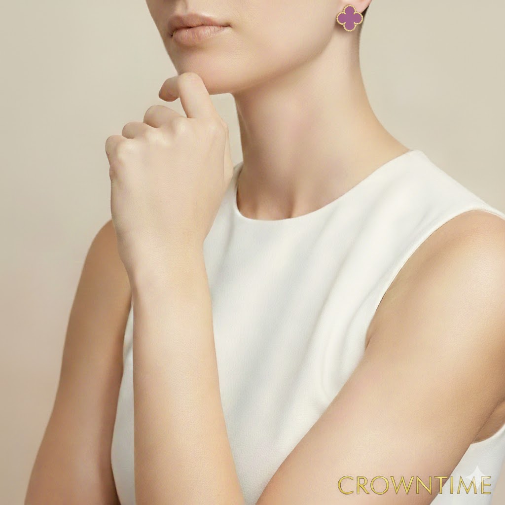 VAN CLEEF KÜPE- ALTIN/LİLA