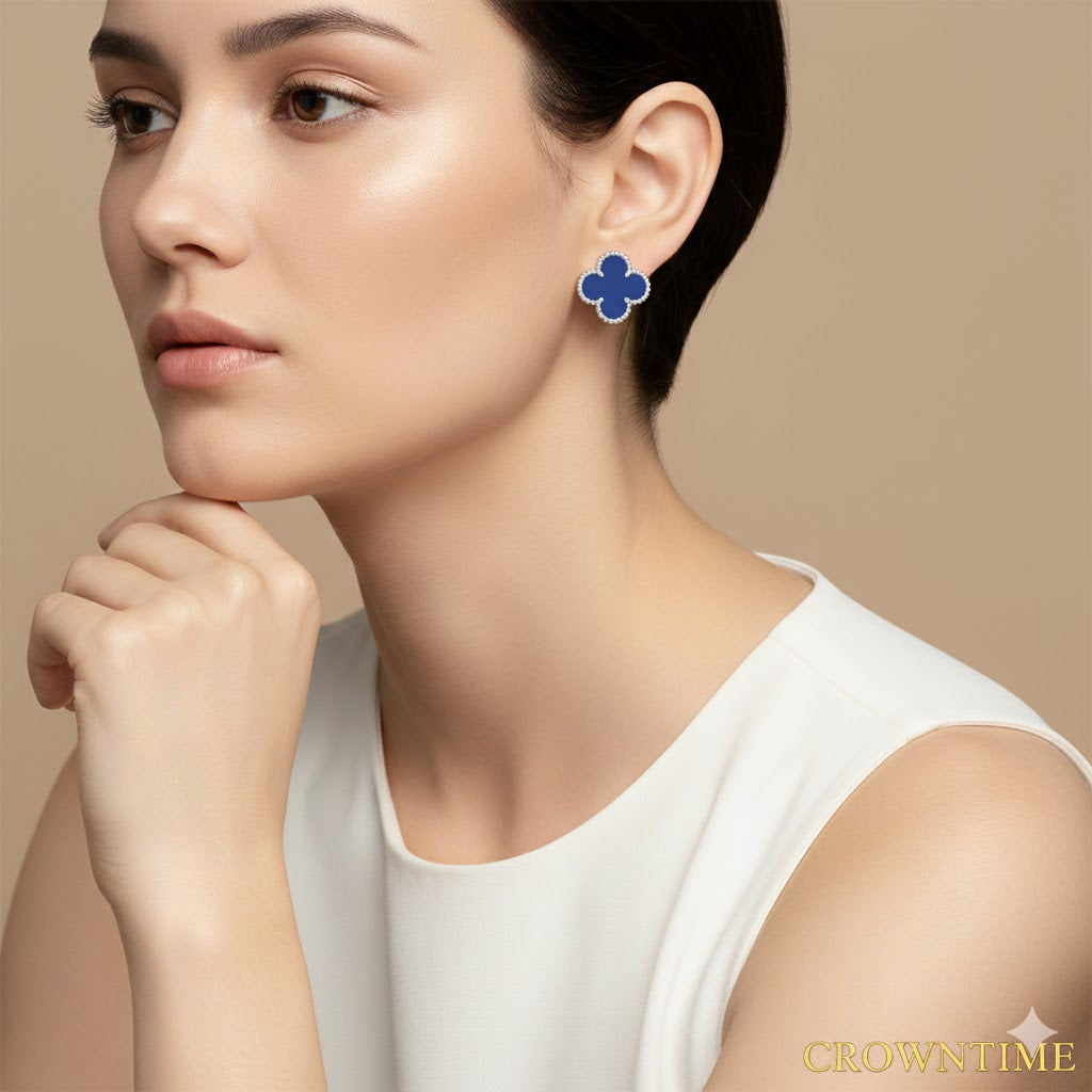 VAN CLEEF KÜPE - GÜMÜŞ/MAVİ