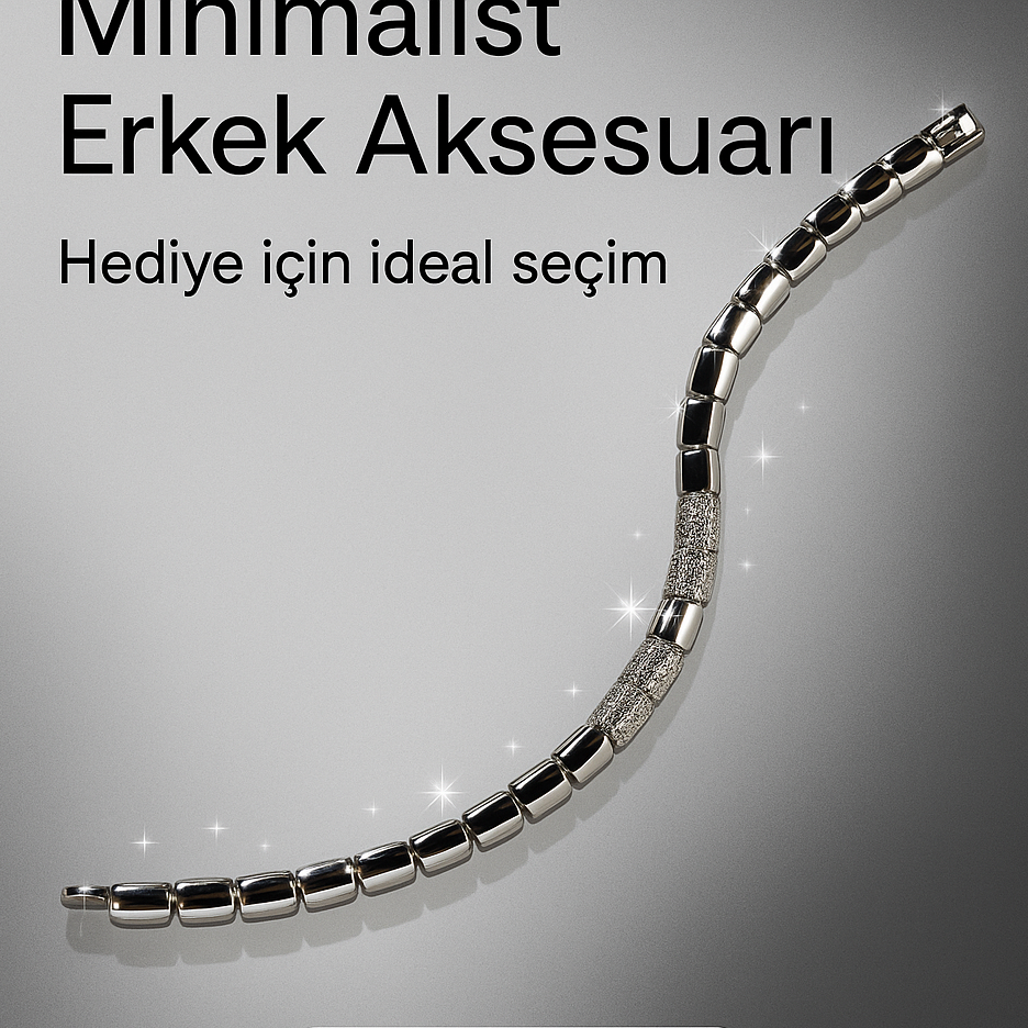 🌟 Zarif Işıltı — Taşlı Paslanmaz Çelik Kadın Bileklik