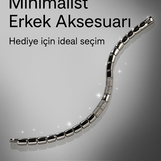 🌟 Zarif Işıltı — Taşlı Paslanmaz Çelik Kadın Bileklik