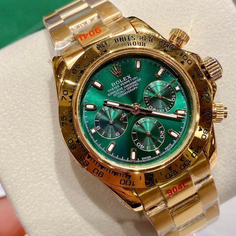 Rolex Daytona 40mm Gold Green