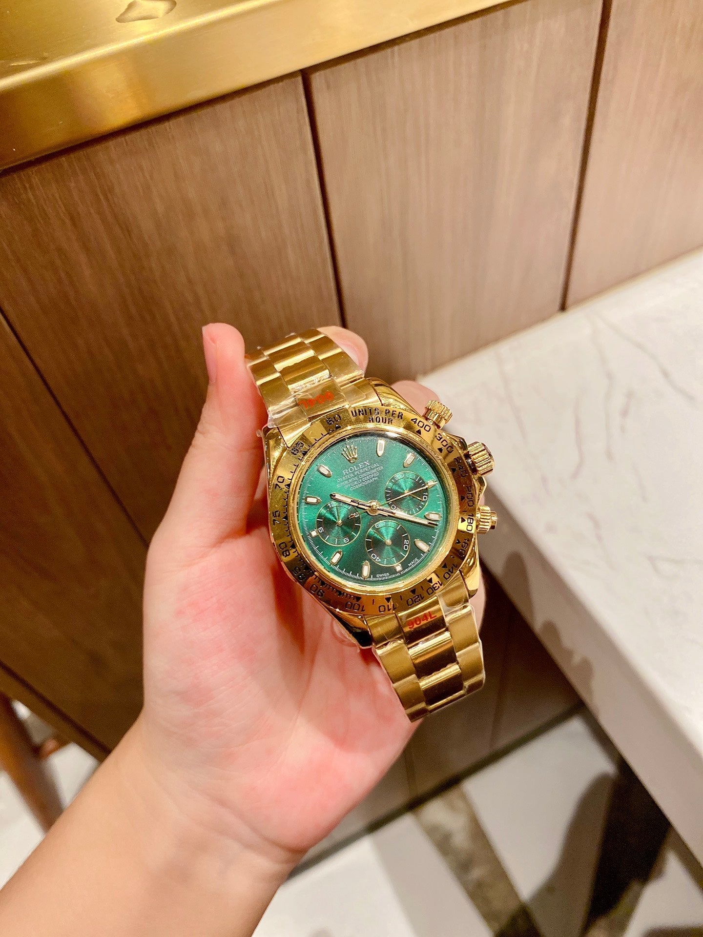 Rolex Daytona 40mm Gold Green