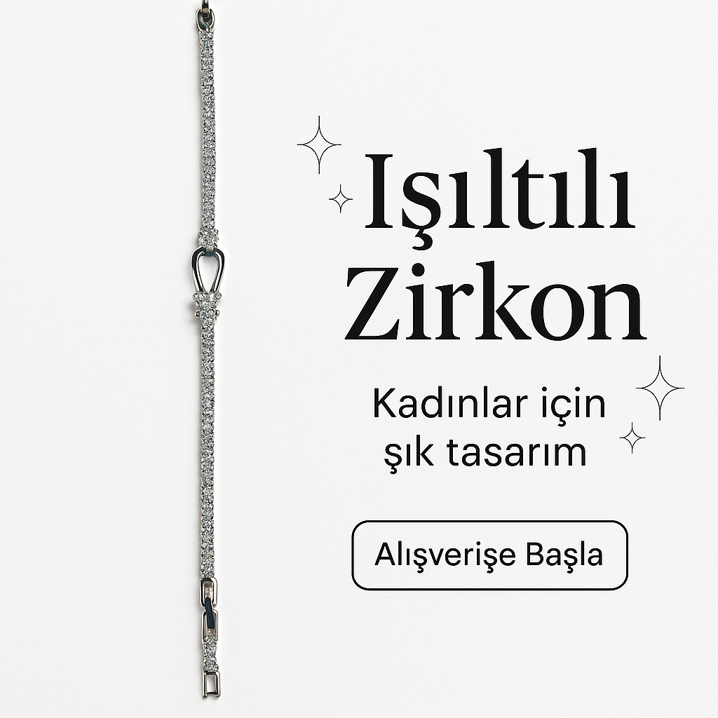 Tiger İlhamlı Işıltılı Zirkon Taşlı