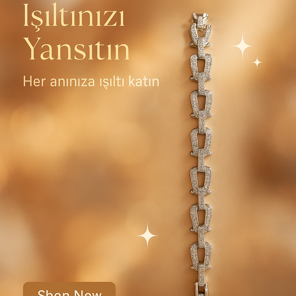 Altın kaplama, çelik, taşlı model