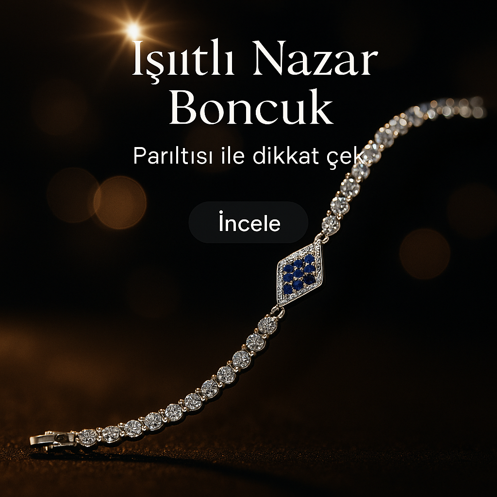 Nazar Boncuk Çelik Bileklik