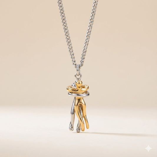 Sarılan Çift Kolyesi