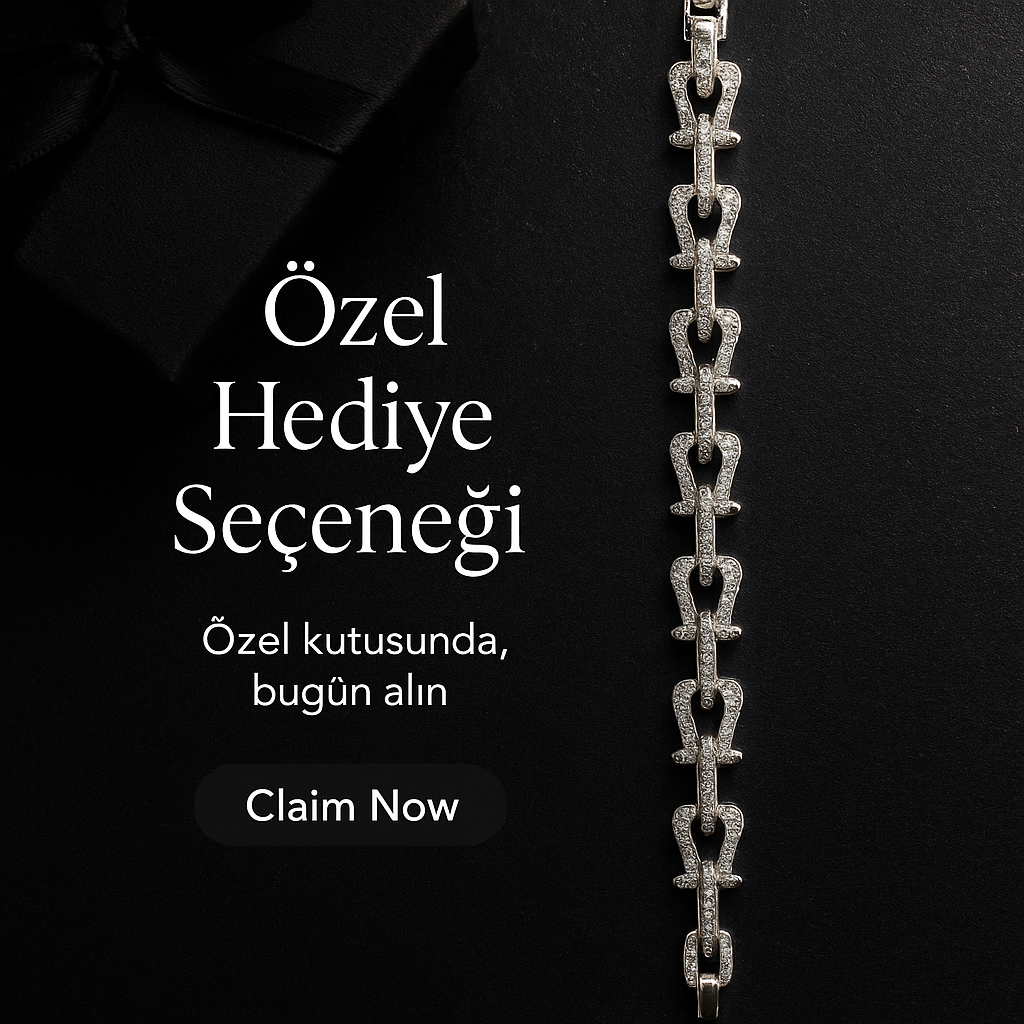 Altın kaplama, çelik, taşlı model