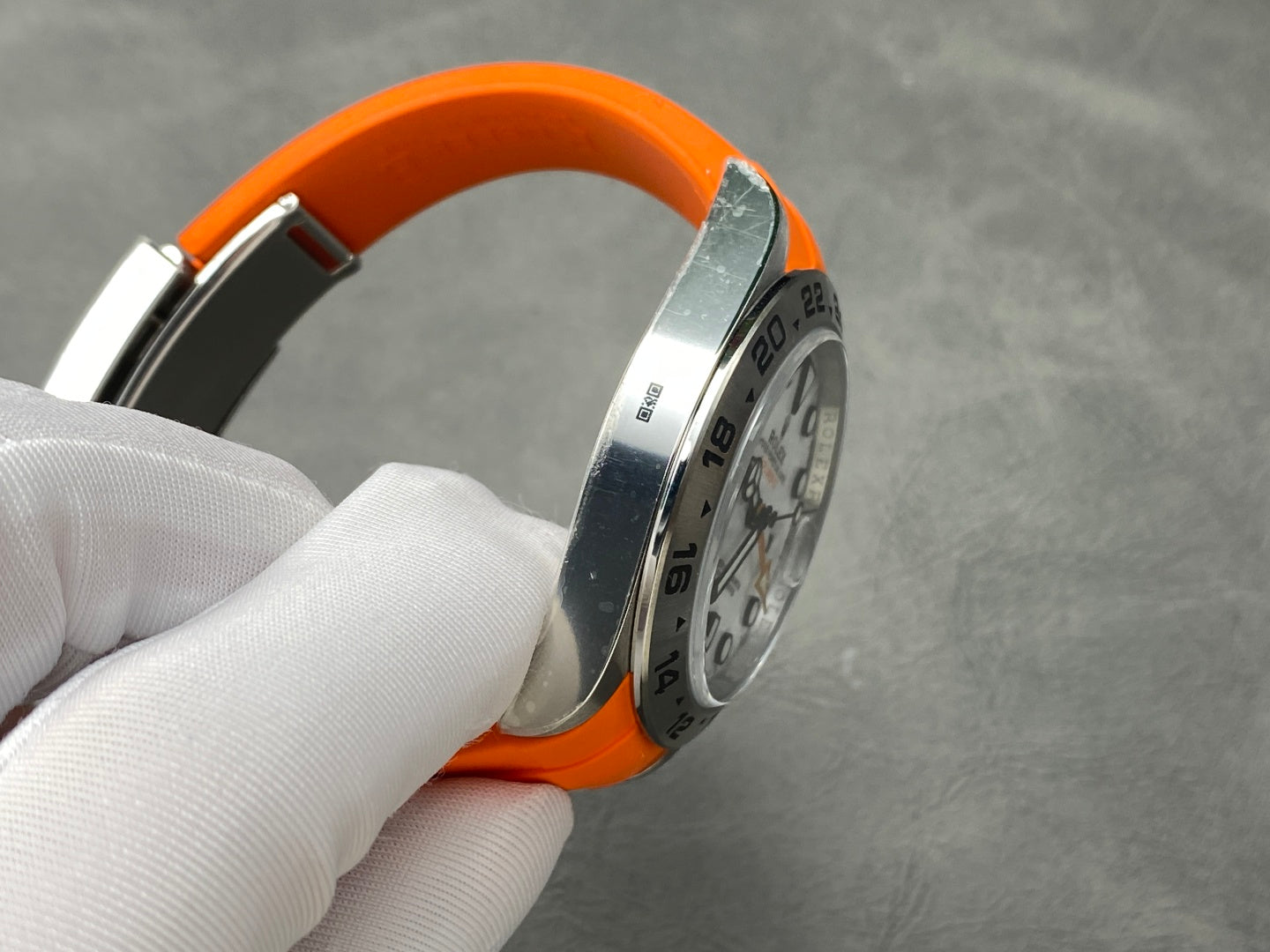 Rolex Explorer II 42mm Orange Silver White Dial