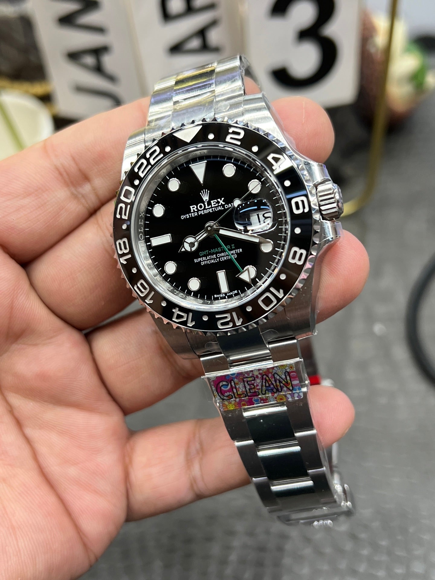 Rolex GMT-Master ll 40mm Silver Black