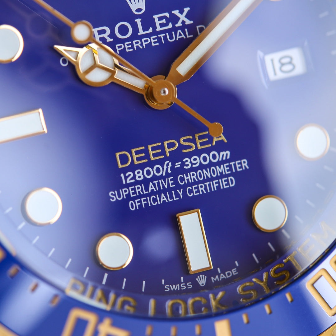 Rolex Sea-Dweller Deepsea 44mm Gold Blue