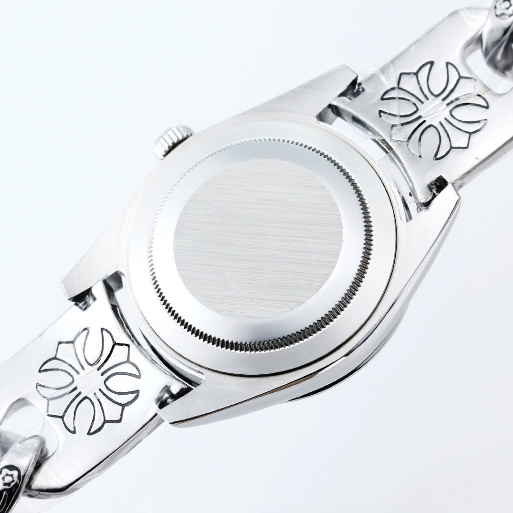 Rolex Oyster Perpetual 41mm Silver Black Dial