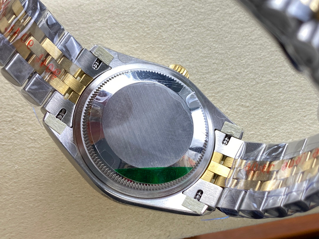 Datejust 31mm Yellow Gold Steel Champagne Dial