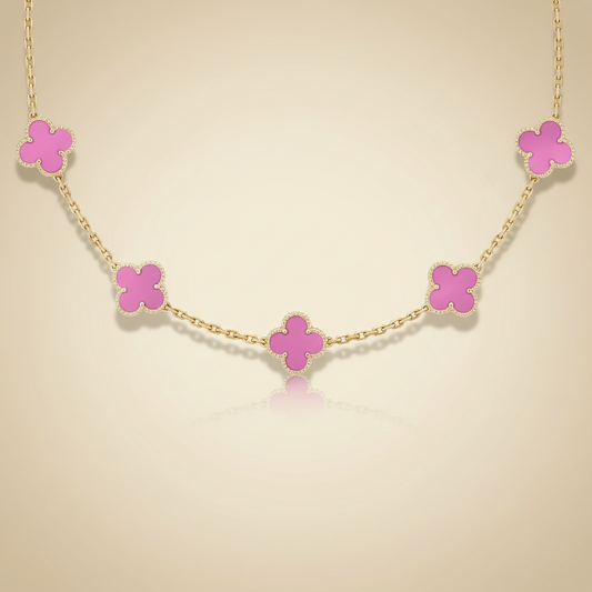 CLOVELLA Bracelet - Gold/Pink
