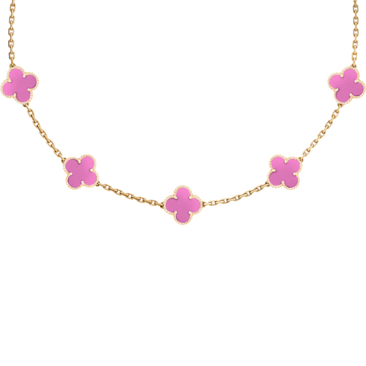 CLOVELLA Bracelet - Gold/Pink