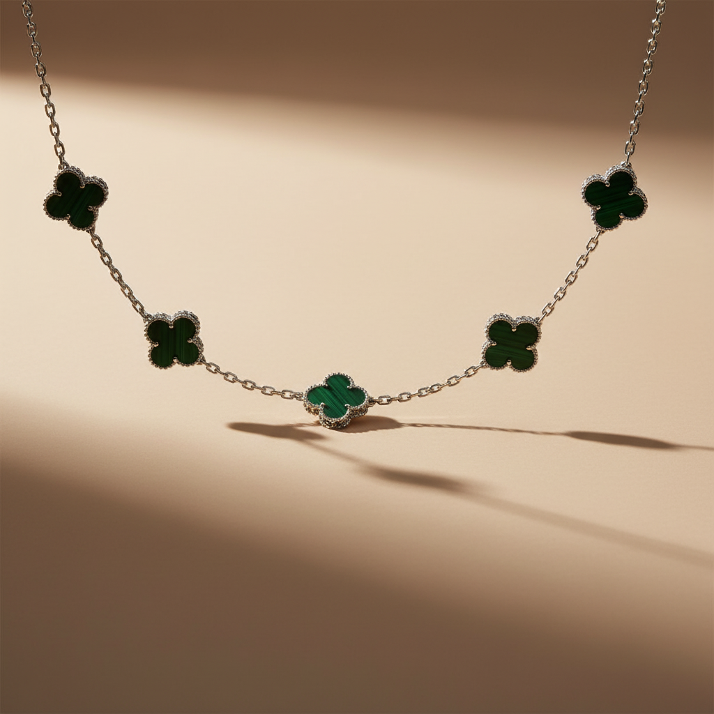 CLOVELLA Bracelet - Silver/Green